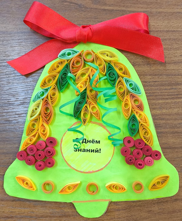 Мастер-класс «Открытка-колокольчик»