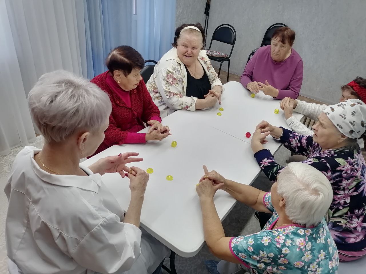 Занятие с медицинским работником