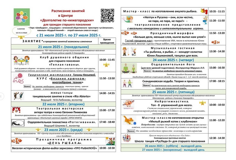 Долголетие по-нижегородски
